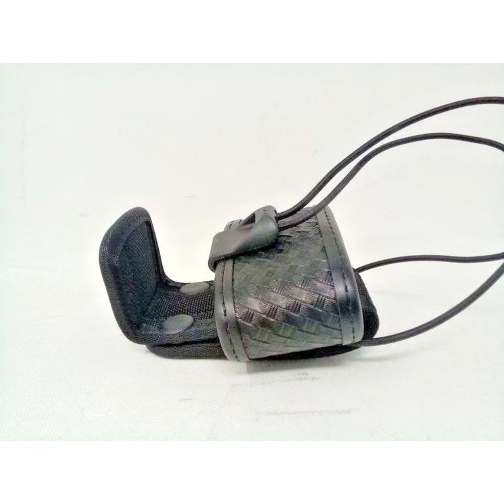 TUFF PRODUCTS  Ballistic NYLON/Leather Universal Radio Holder -Fits most radios